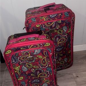 Colorful Paisley Luggage Set